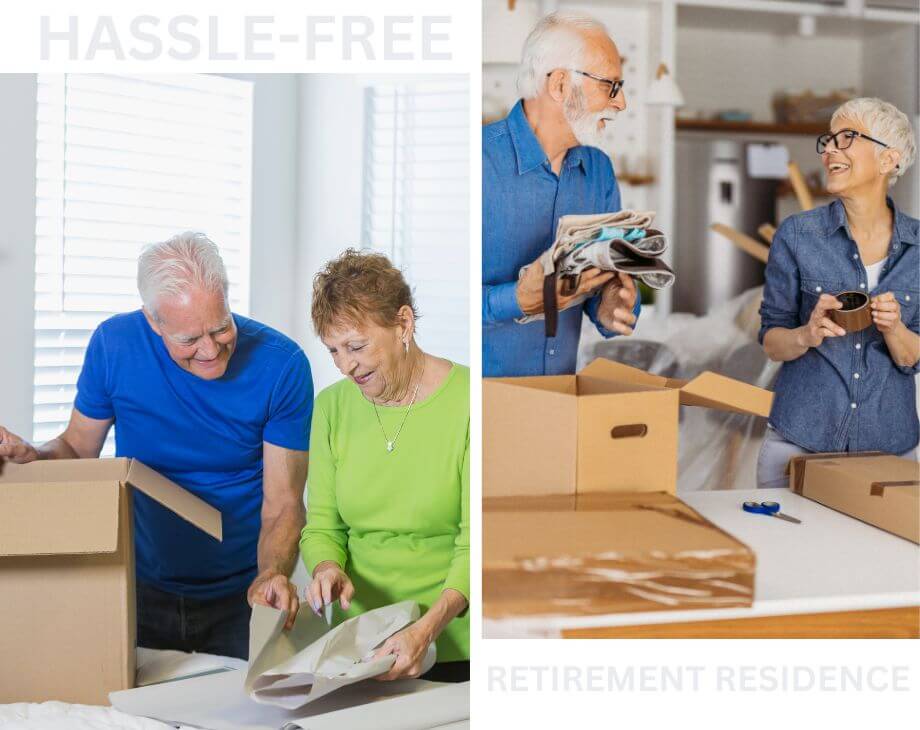 retirement home services moving and packing
